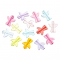 Preview: 30 Stück Acrylperlen Engel, 23x19mm, bunt gemischt