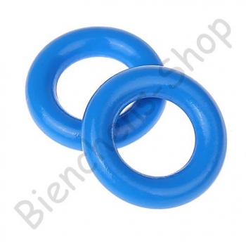 Holzringe XS, mittelblau