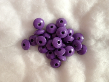50 Holzlinsen 10mm, blaulila