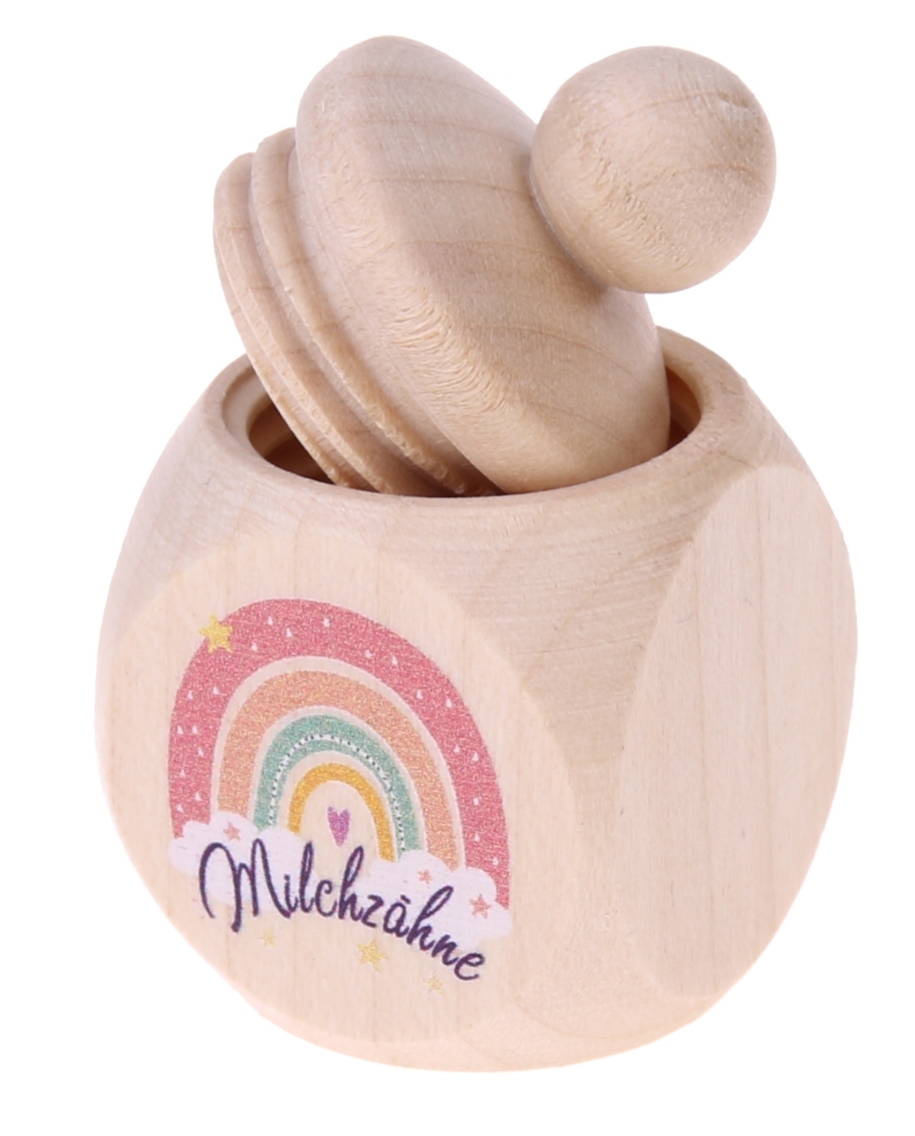 JYNVO 2 Stück Milchzahndosen - Aufbewahrungsbox Für Erste Zähne Zahnfee Geschenk