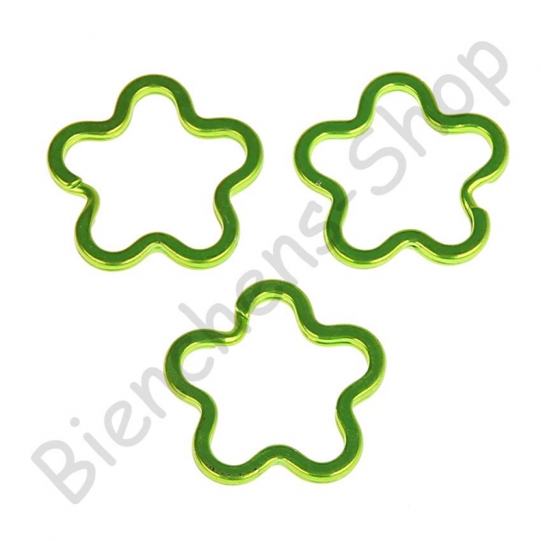 1x Schlüsselring Blume lemon