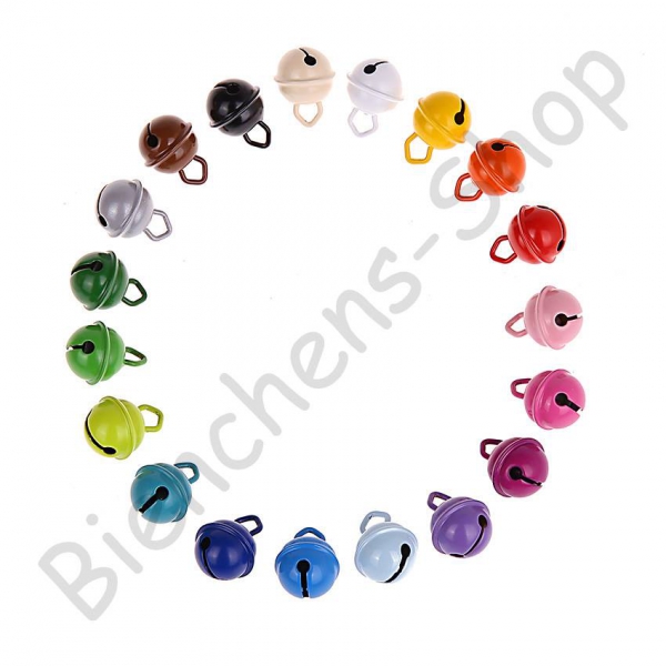 25x Glöggli / Glöckchen nach Wahl, 15mm, mit FARBWAHL