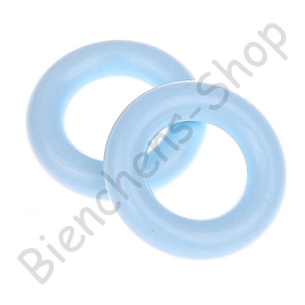 Holzringe XS, babyblau