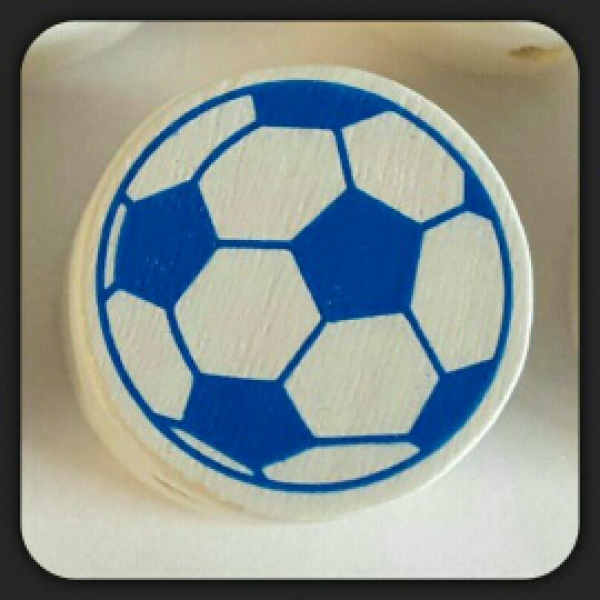Motivperle Fussball, 20mm