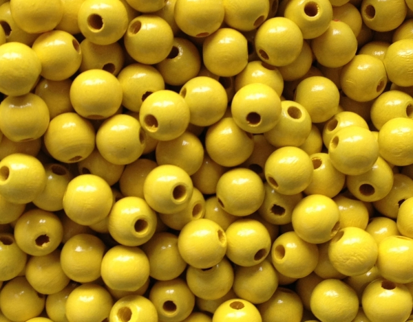 10 Sicherheitsperlen 12mm, gelb