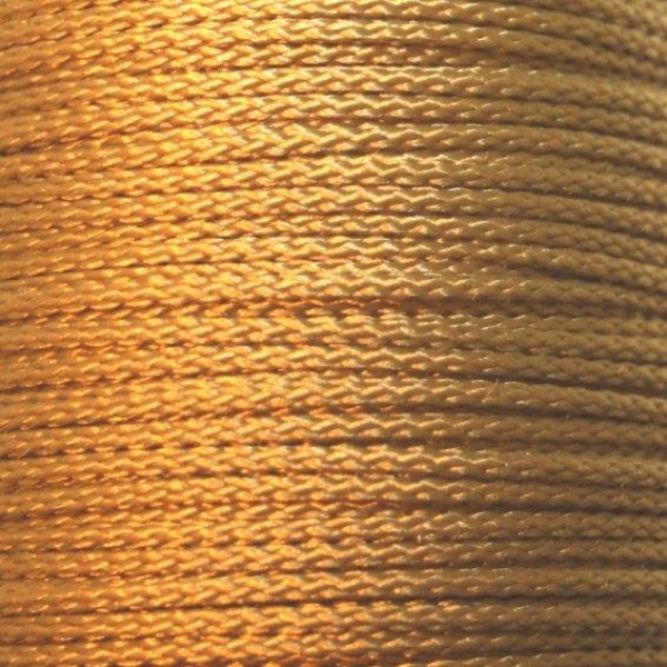 100m PP-Polyesterkordel 1,5mm, gold