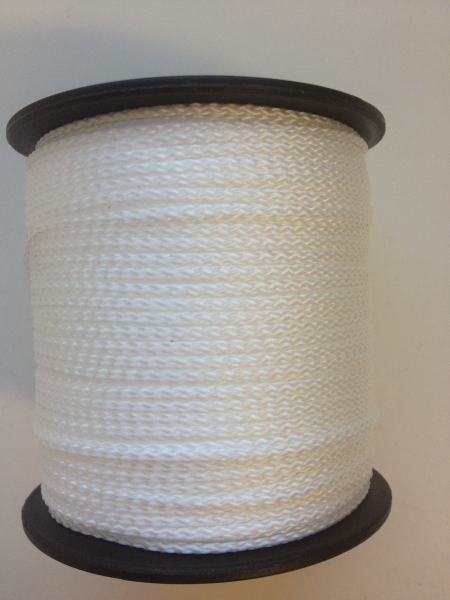 100m PP-Polyesterkordel 1,5mm, weiss