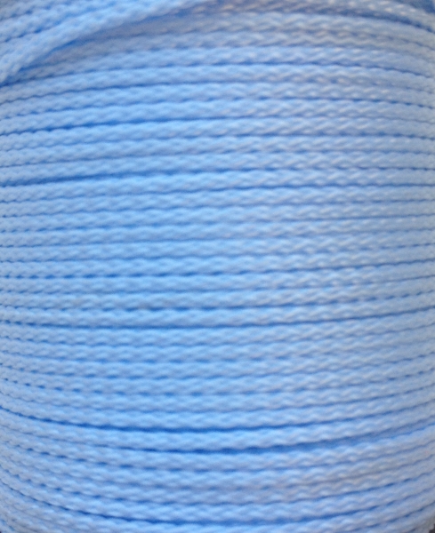 1m PP-Polyesterkordel 1,5mm, pastellblau