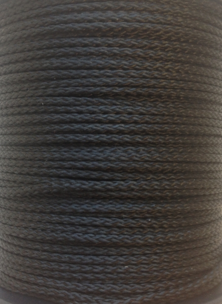1m PP-Polyesterkordel 1,5mm, schwarz