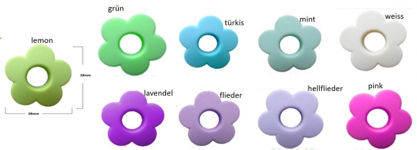 Silikonmotiv Lochblume