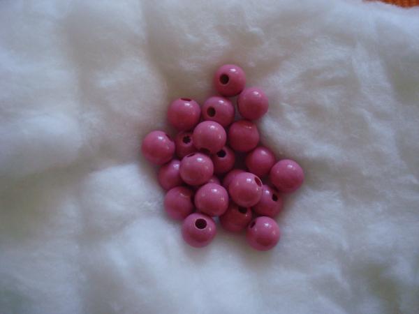 10 Sicherheitsperlen 12mm, pink