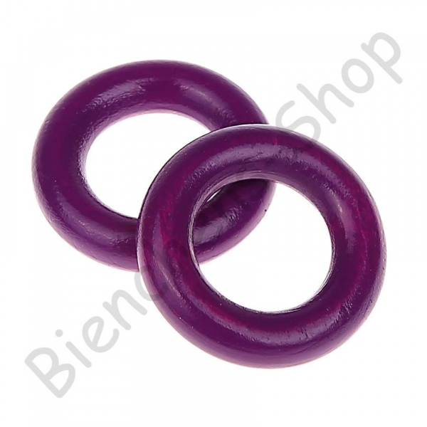 Holzringe XS, purpurlila